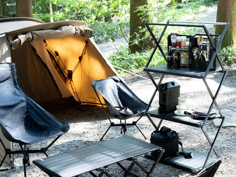 DODからラックに変形する「タナカテーブルM/L」登場 | キャンプレビュー