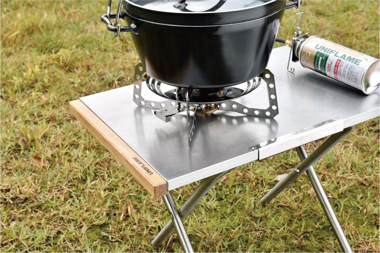 数量限定】ユニフレームから「焚き火テーブル（2枚）トートセット