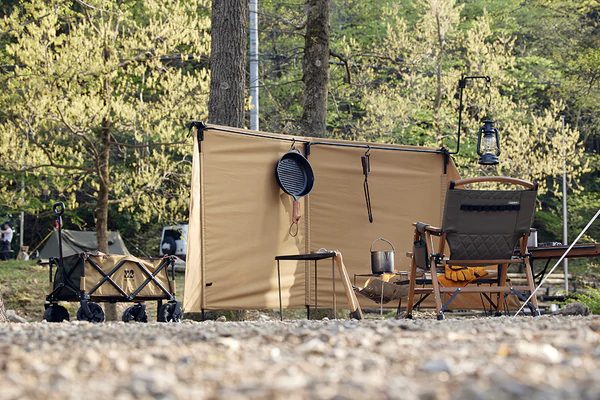 WAQからTC素材の「焚き火陣幕 TC」登場 | キャンプレビュー