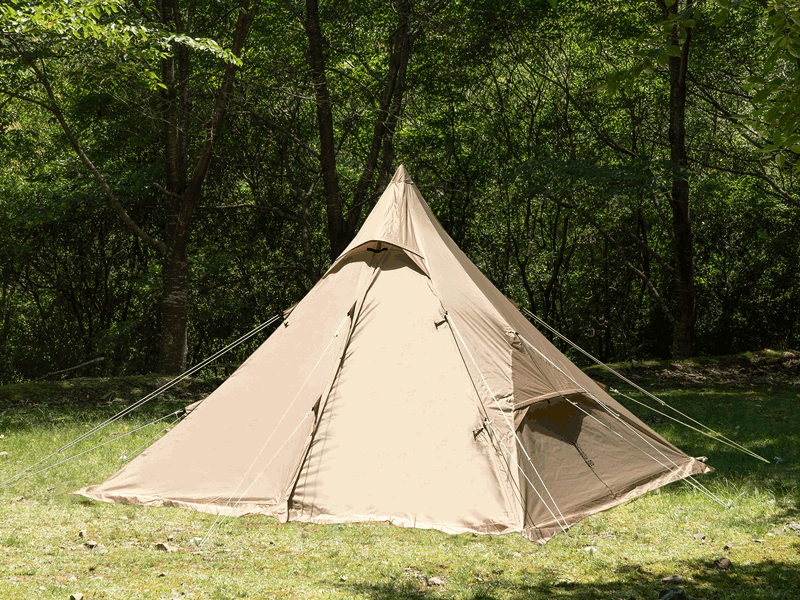 DODから「ワンポールテントRX(M)」、「ワンポールテントRX(M)TC」登場