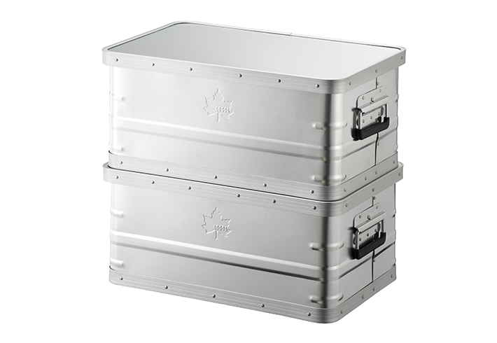 ロゴスからアルミ製コンテナボックス「LOGOS スタックベーシック