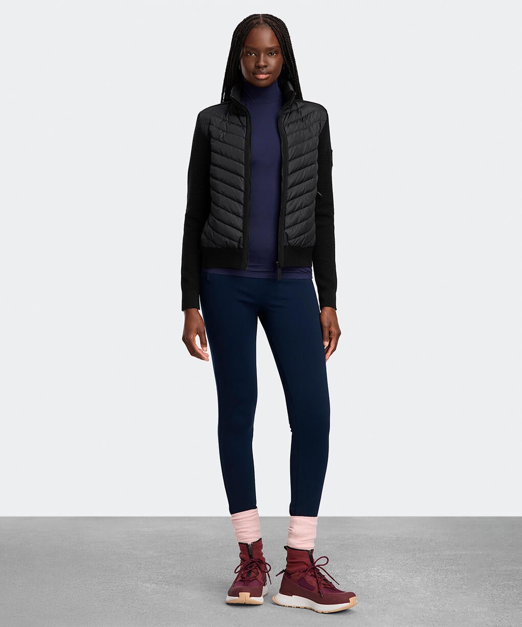 ハイブリッジ ワイド キルト ニット ジャケット(6506W)｜カナダグース