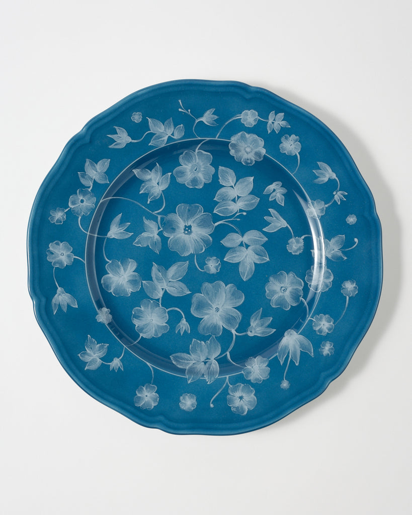 Floral Charger Petrol by Ginori 1735 – Cabana Magazine