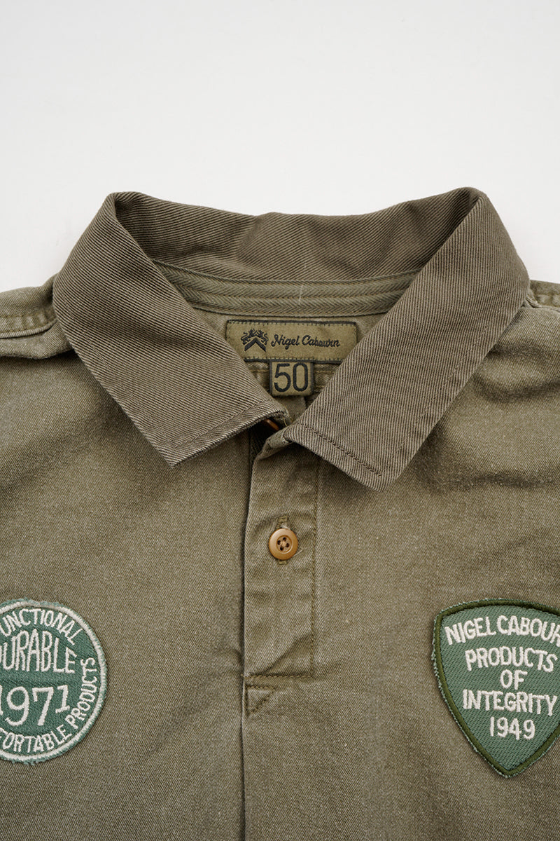 ナイジェル・ケーボン】MAN / ラガーシャツ - ピグメント / RUGGER