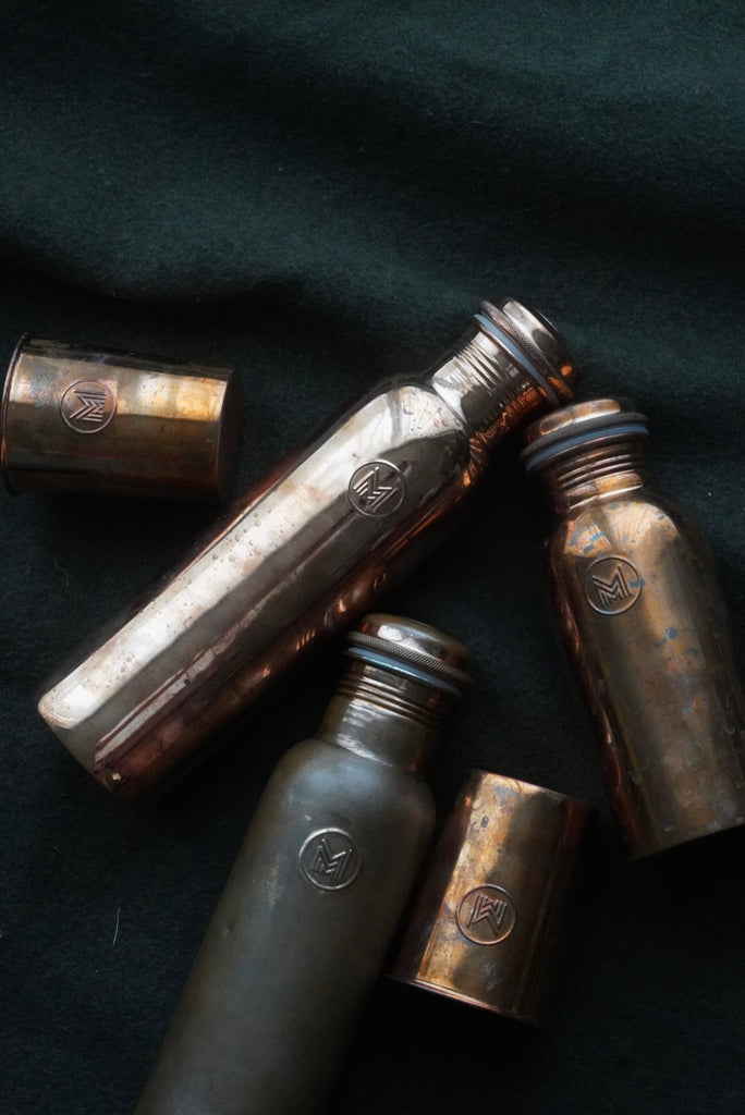 Solid brass&copper bottle S – calma store Japan