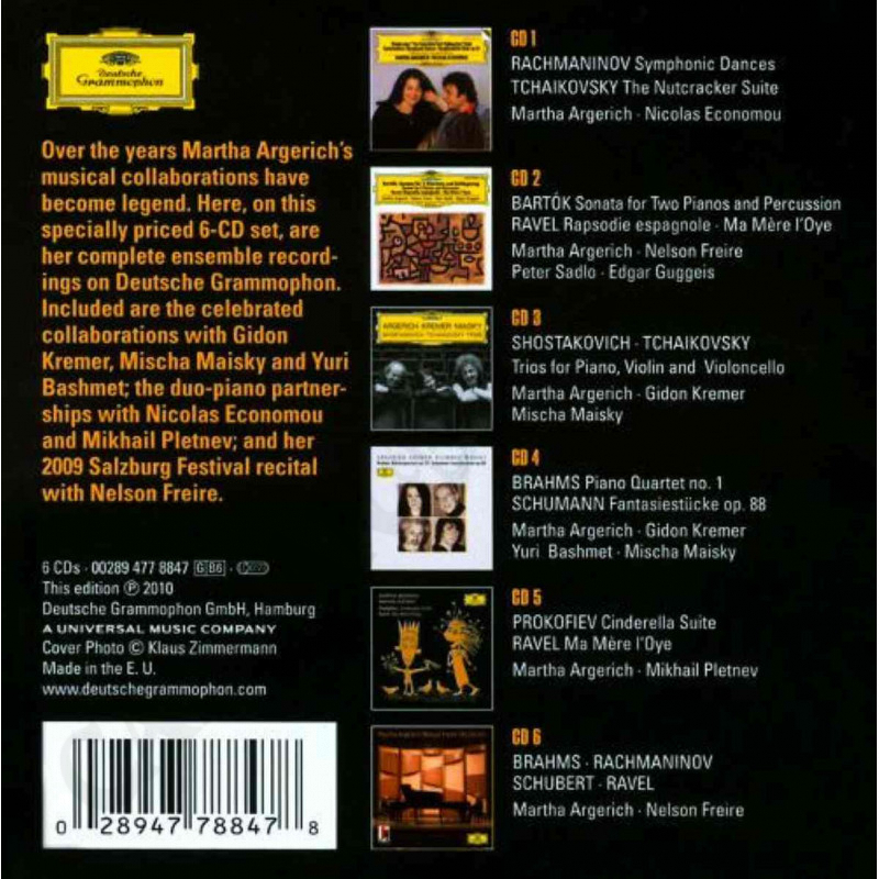 Marta Argerich The Collection 3 Chamber Ensembles 6 CD