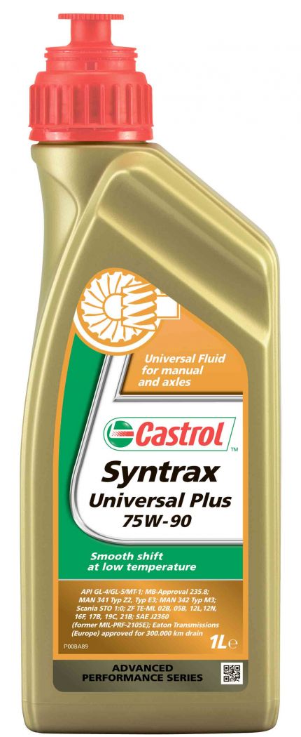 Castrol SYNTRAX UNIVERSAL PLUS 75W-90. Купить Масла для мостов и