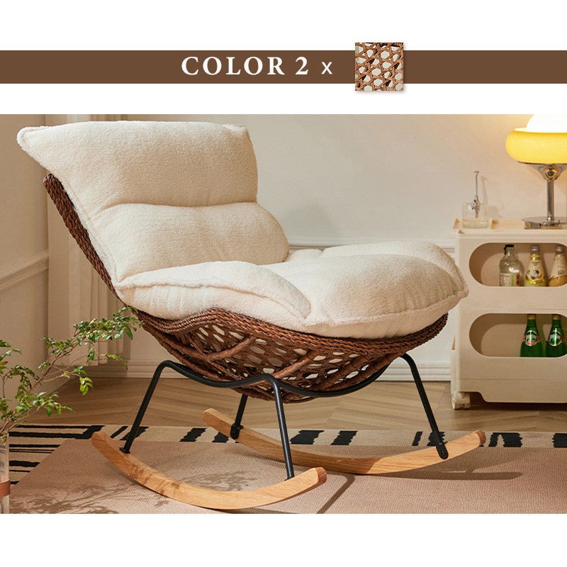 ロッキングチェア パーソナルチェア 1人掛け ソファ ソファー ラタン