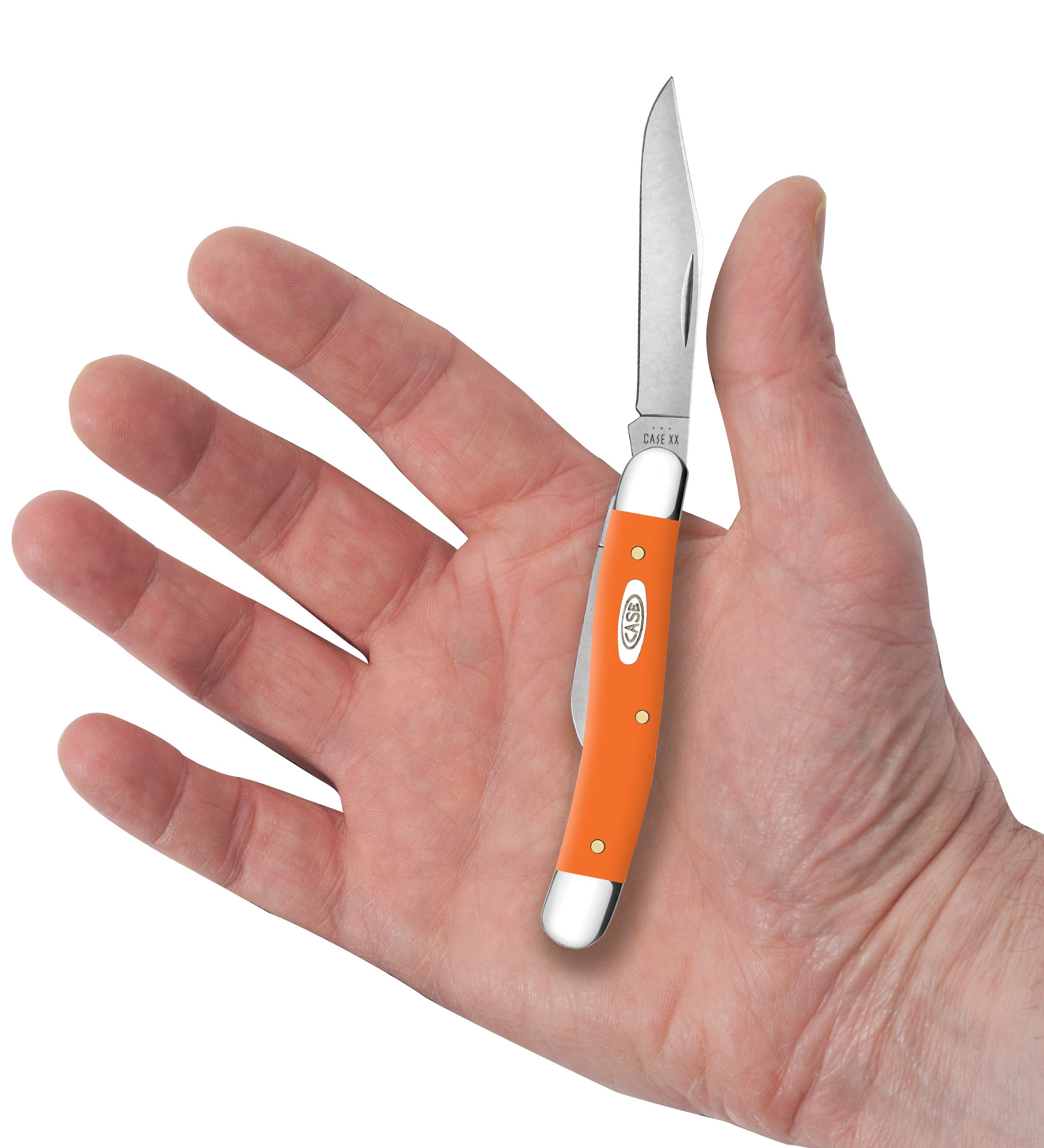 Case® | Smooth Orange Synthetic Medium Jack Knife – caseknives.com