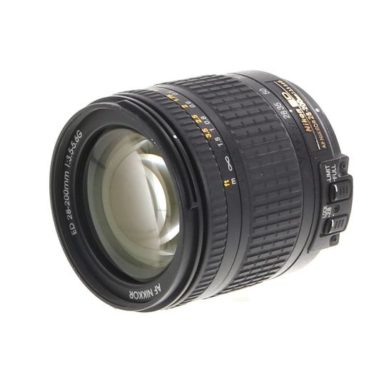 Nikon Nikkor 28-200mm F/3.5-5.6 G IF-ED Aspherical AF Lens, Black