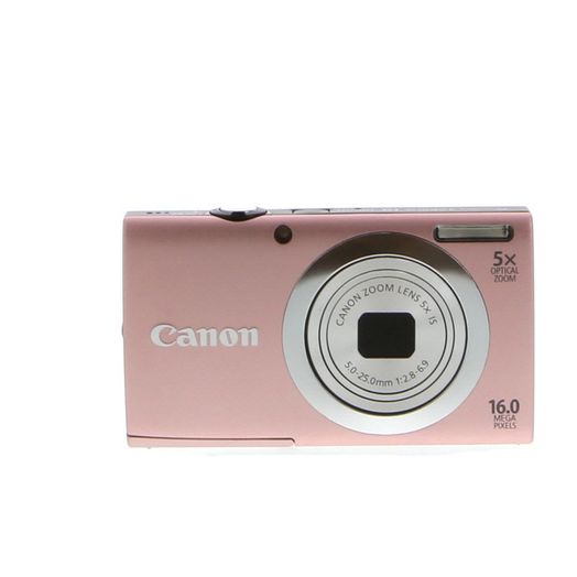 Canon PowerShot A2400 IS Digital Camera, Pink {16MP}