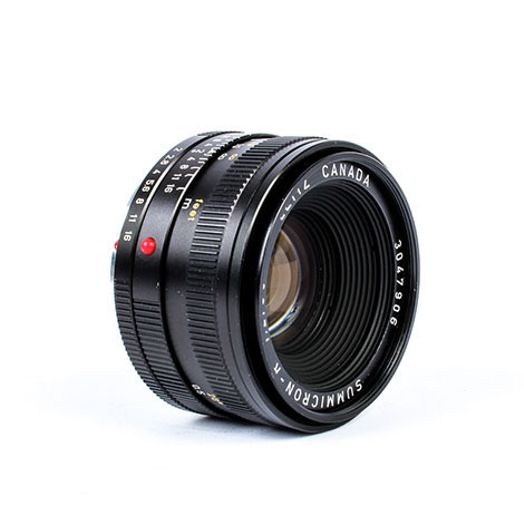 Leica 50mm f/2 Summicron-R 3 Cam Lens, Made in Canada, Late {55}