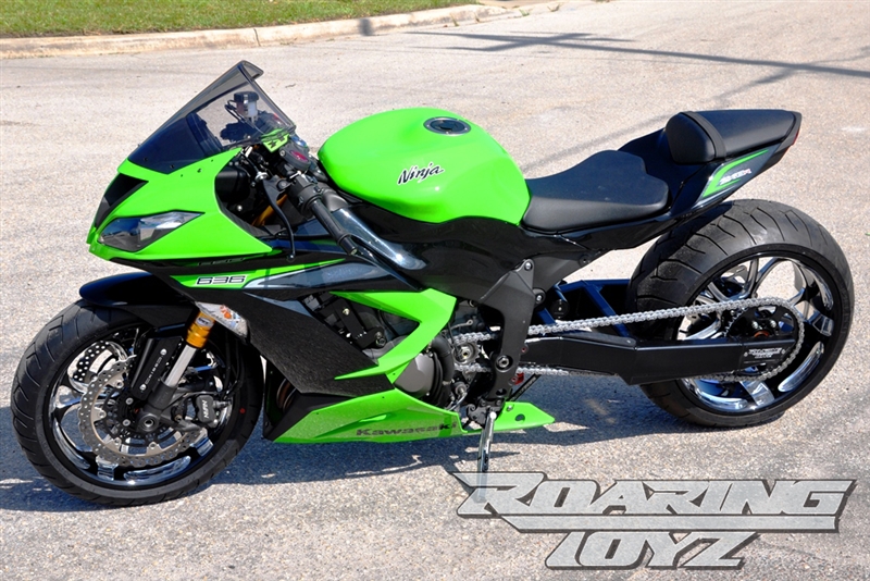 ZX636 240 Wide Tire Swingarm Conversion Kit Kawasaki Ninja ZX6R