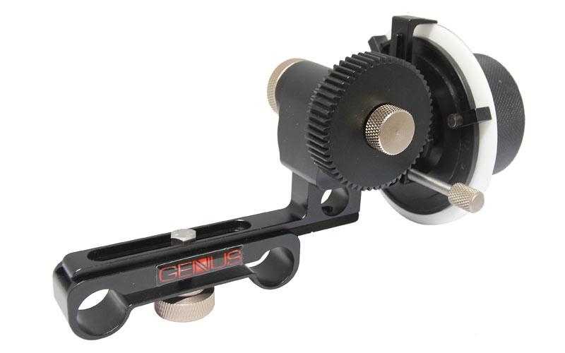 G-BFOCDEL Genus Bravo Deluxe Follow Focus with 0.8 Pitch Gear