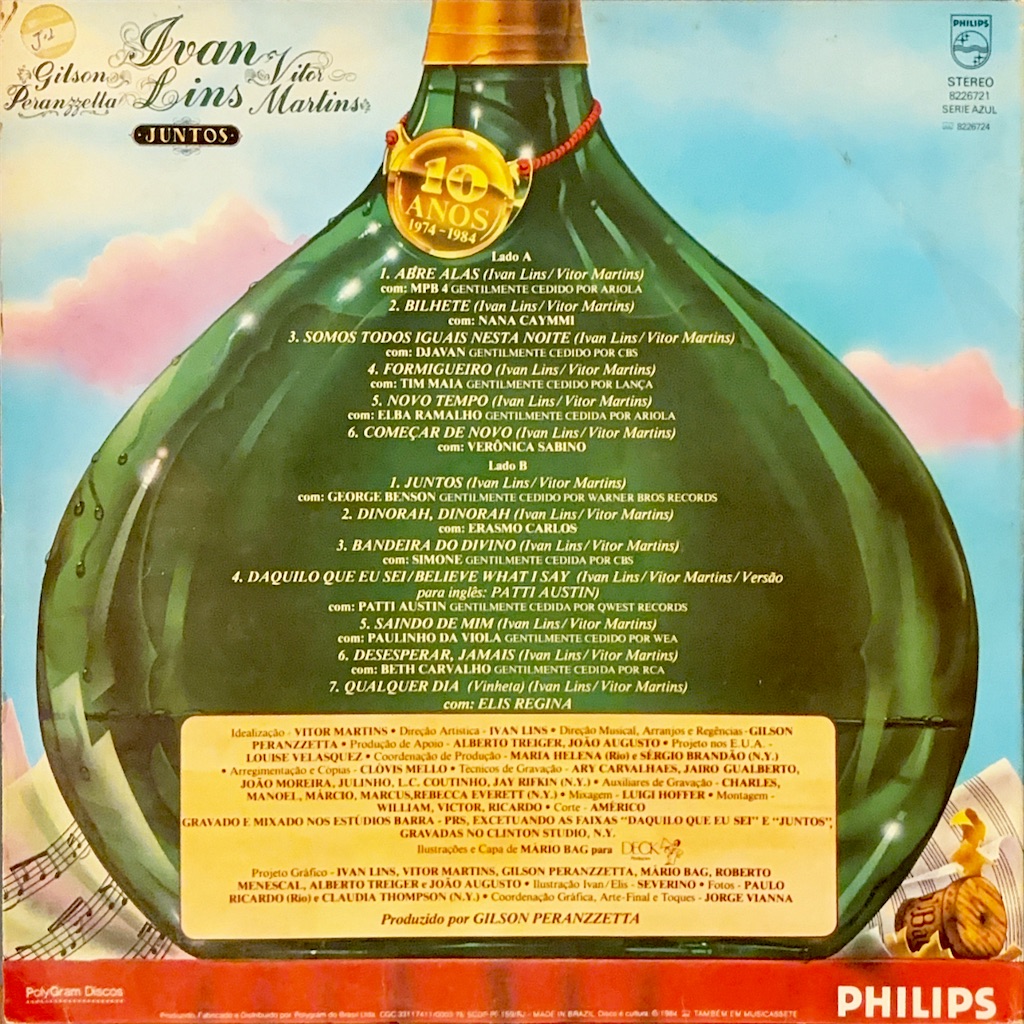 Juntos / Ivan Lins【ブラジル盤】 - レコード評議会