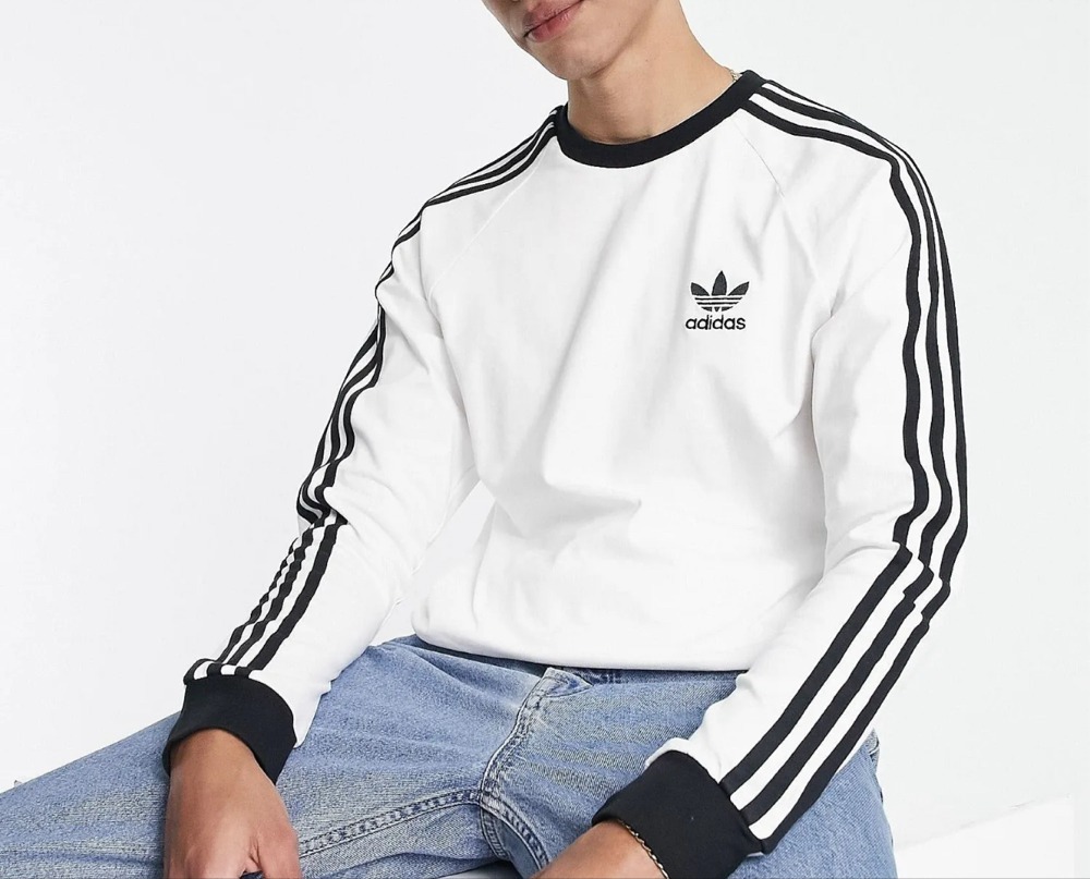 adidas Originals 3ストライプ 長袖 Tシャツ ロンT メンズ (adidas/T