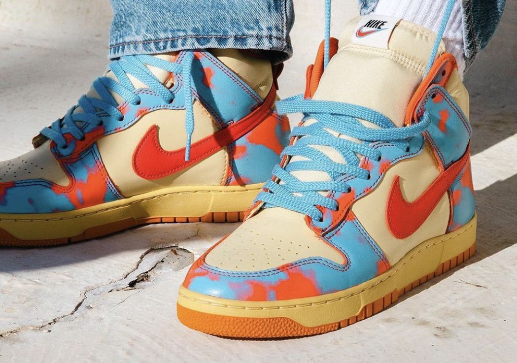 ダンク ハイ オレンジ Nike Dunk High 1985 SP Orange Acid Wash (Nike