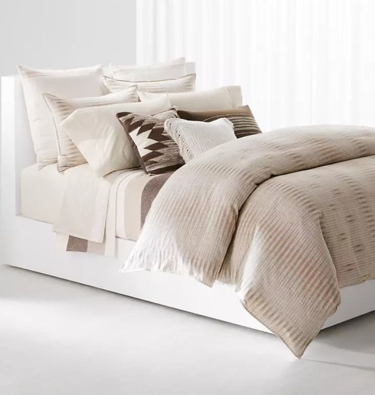 心地最高☆【ダブル】Ralph Lauren綿入り布団&枕カバー3点Set (LAUREN