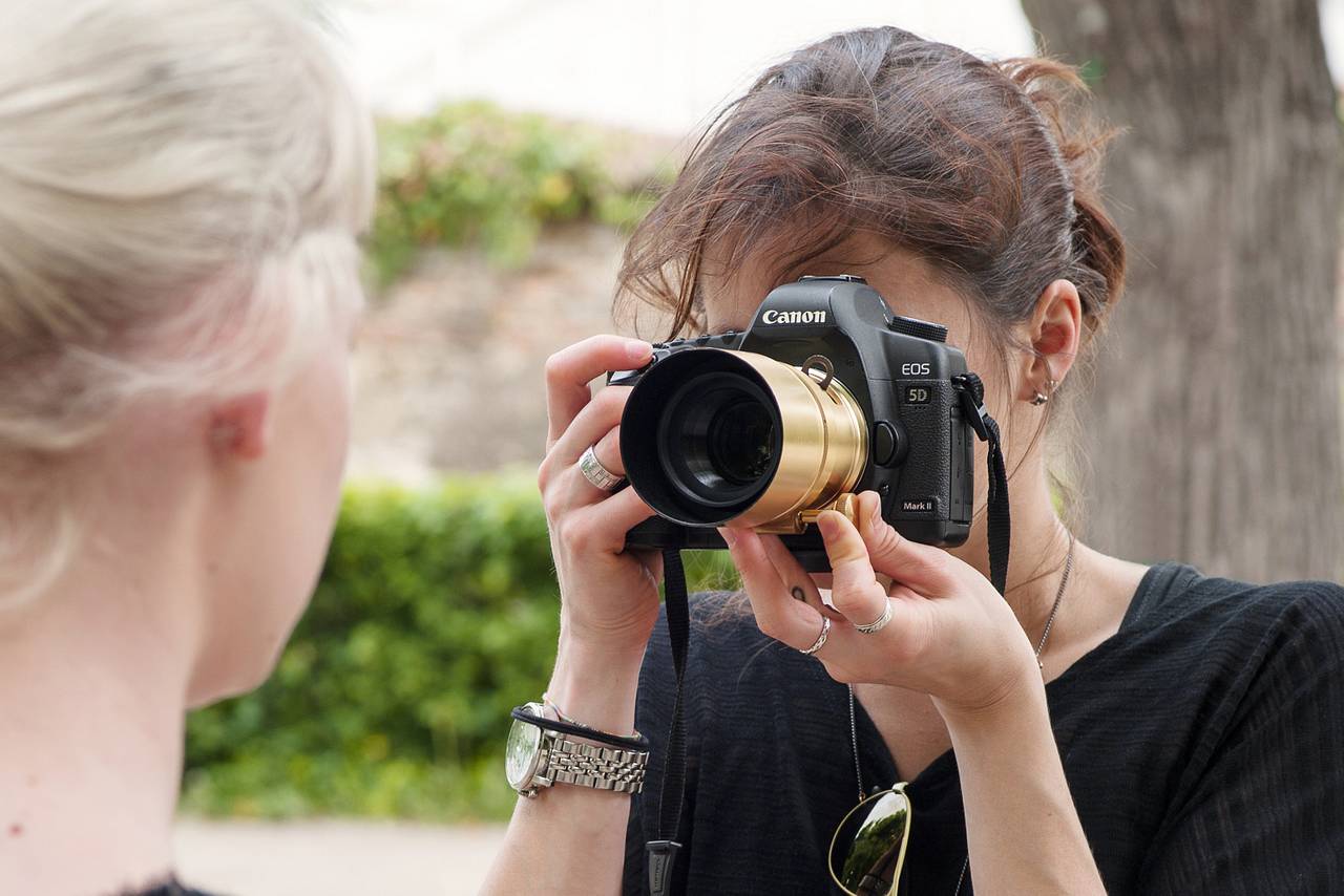 New Petzval 58 ボケコントロール 真鍮ゴールド Canon EFマウント