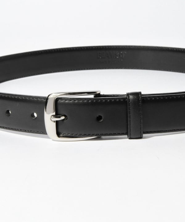 BEAMS F（ビームスF）クラシック キップレザー ベルト（ファッション