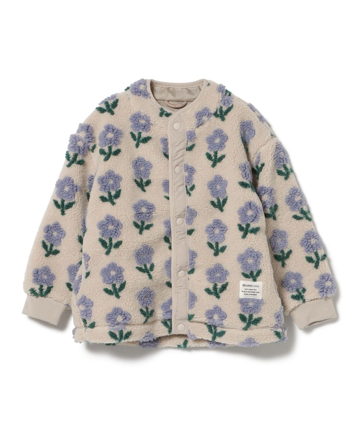 BEAMS mini（ビームス ミニ）【3/5値下げ】ジャカード ボア ブルゾン