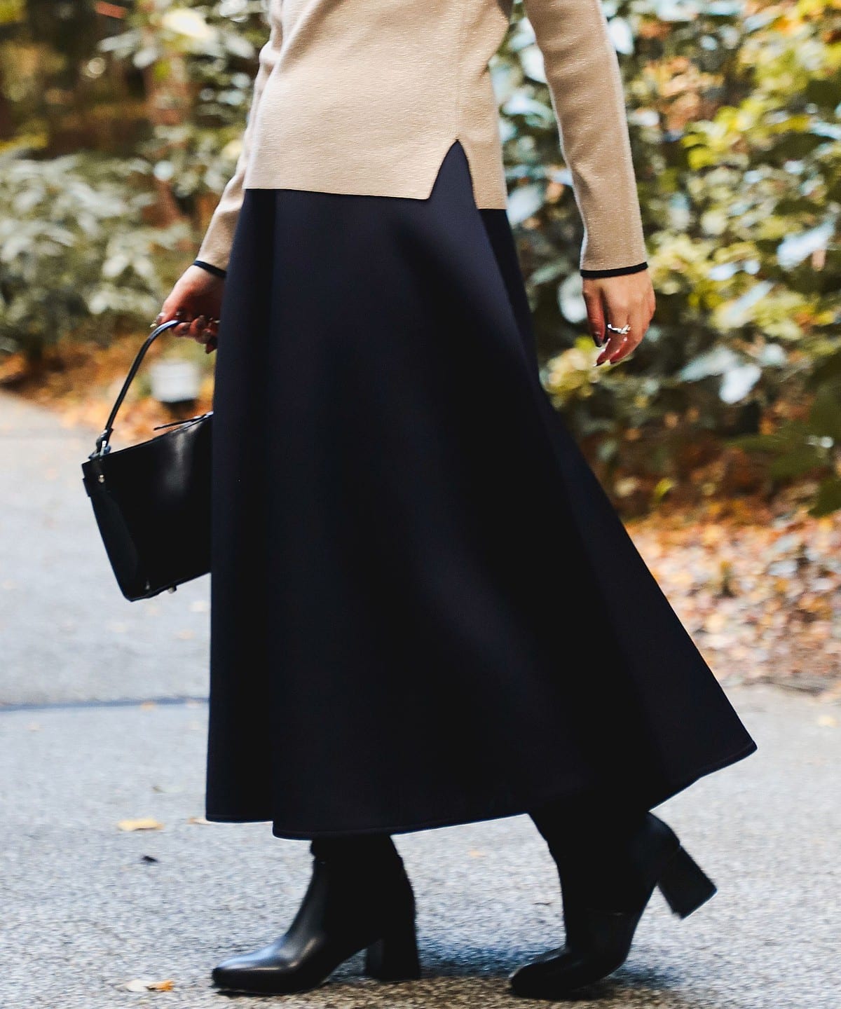 BEAMS HEART（ビームス ハート）ダンボール フレアスカート（スカート