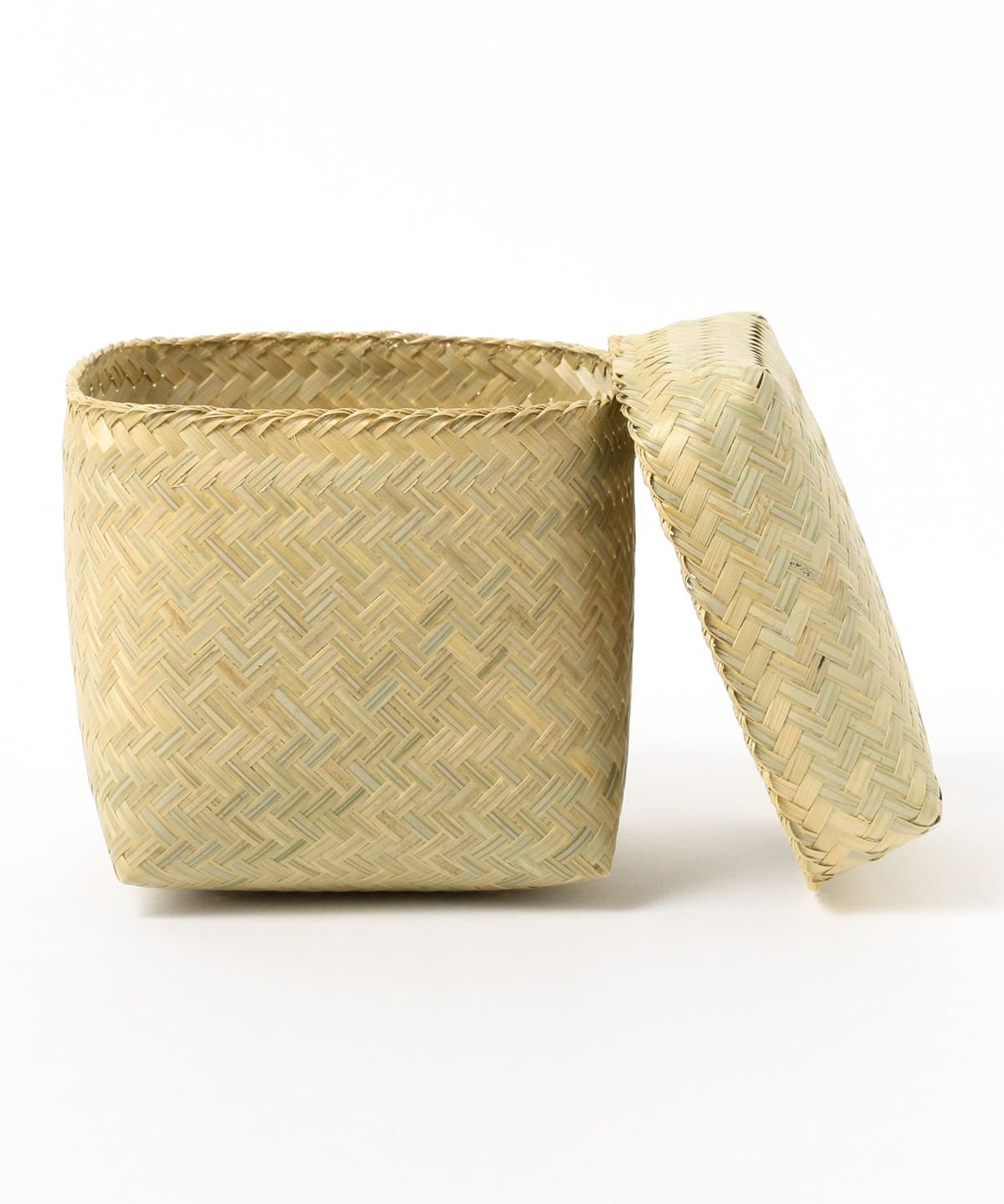 fennica（フェニカ）松野屋 / ラオスバンブーBOX正方形 バスケット