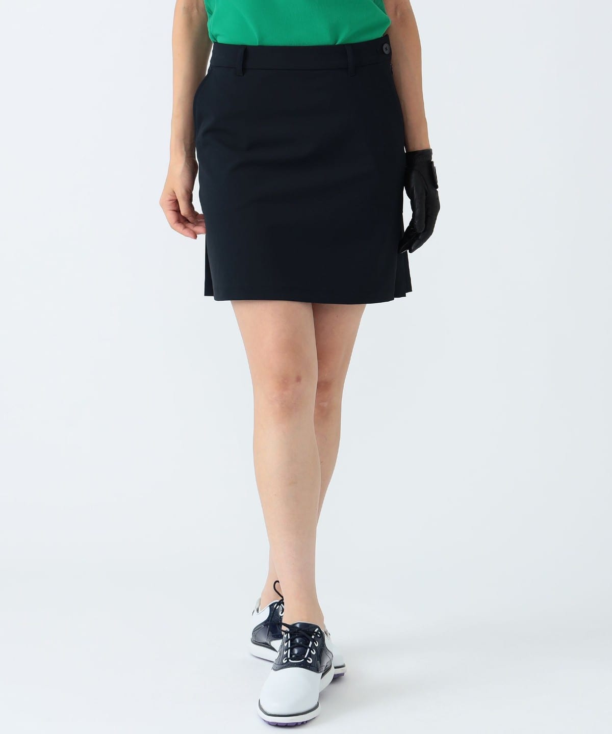 BEAMS GOLF（ビームス ゴルフ）PURPLE LABEL / 裾プリーツ 切り替え