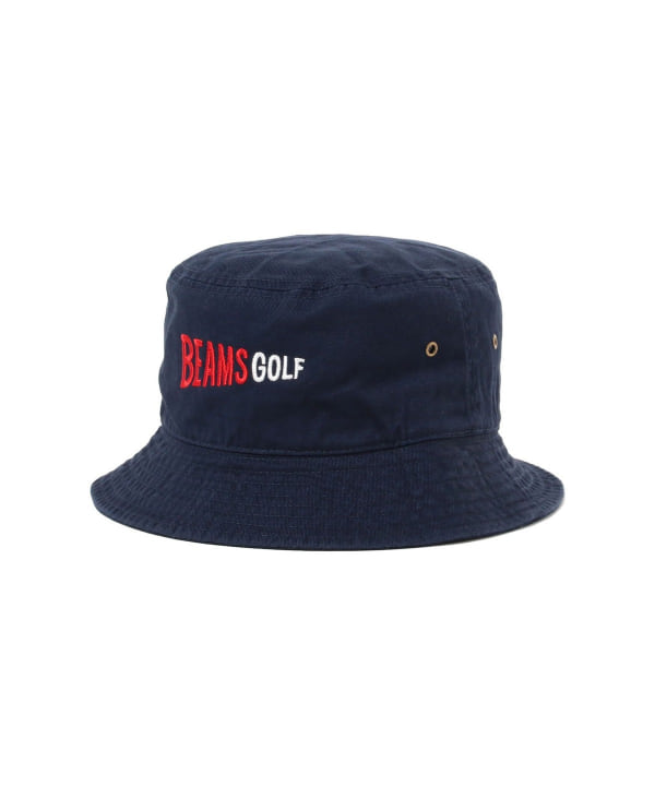 BEAMS GOLF（ビームス ゴルフ）フラッグロゴ バケットハット（帽子