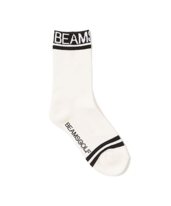 BEAMS GOLF（ビームス ゴルフ）〈WOMEN〉 ロゴ ハーフ ソックス