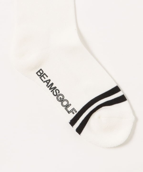 BEAMS GOLF（ビームス ゴルフ）〈WOMEN〉 ロゴ ハーフ ソックス