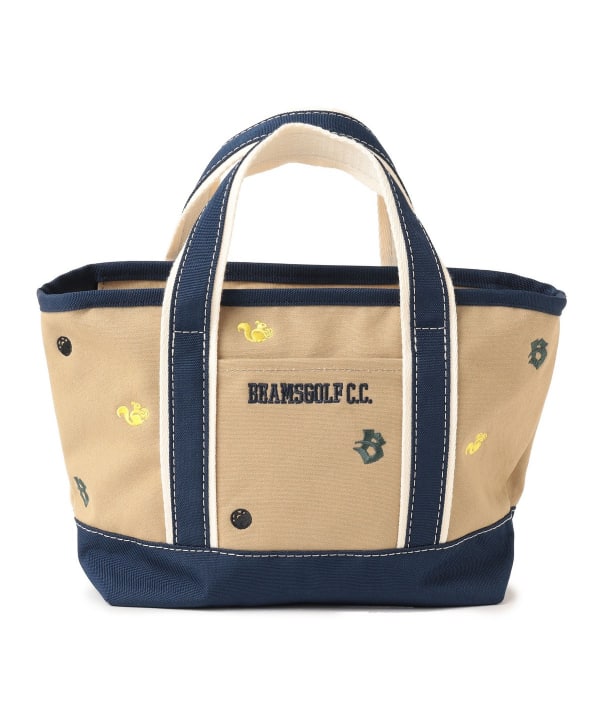 BEAMS GOLF（ビームス ゴルフ）刺繍 総柄カートバッグ（バッグ トート