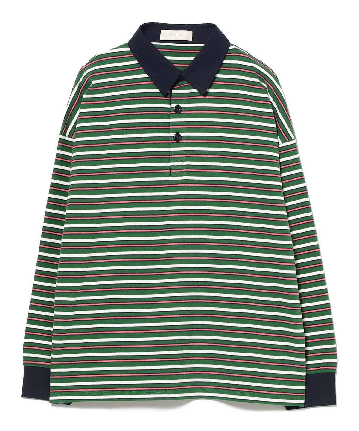 B:MING by BEAMS（ビーミング by ビームス）ボーダー ラガー シャツ（T