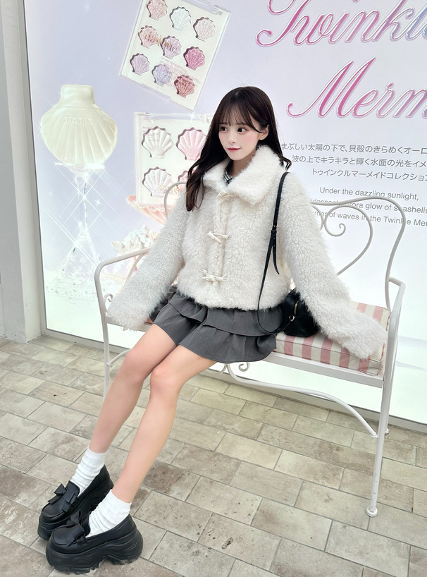 ショート丈ボアブルゾン[ze943] | レディースファッション通販の