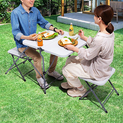 アウトドア テーブルセット（イス・2人用・コンパクト・折りたたみ