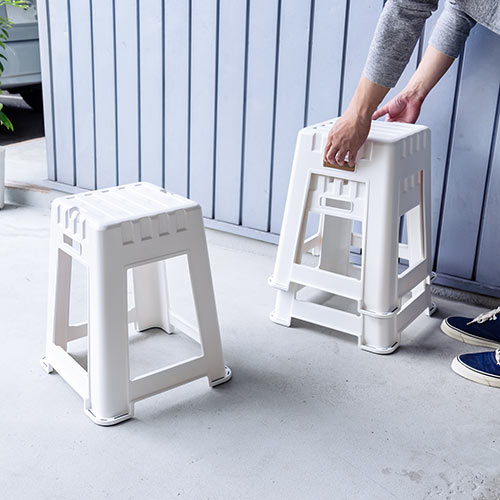 スタッキングスツール（2個セット・トール・屋台イス・プラスチック