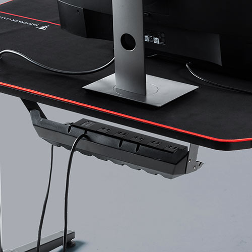 ゲーミングデスク（平机・eスポーツ・幅1400mm・奥行660mm・高750mm