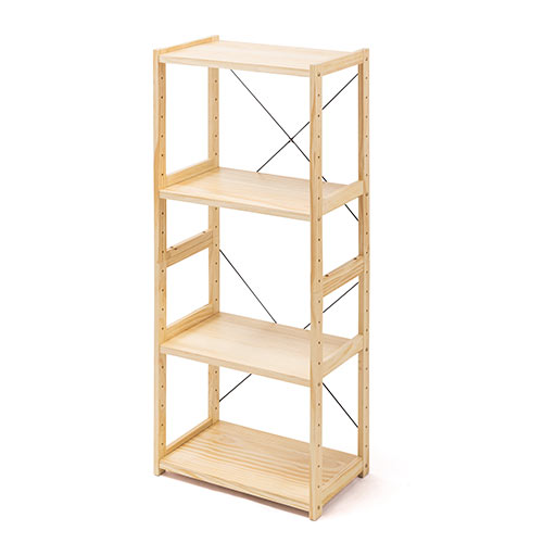 ウッドラック（ウッドシェルフ・オープンシェルフ・オープンラック・幅