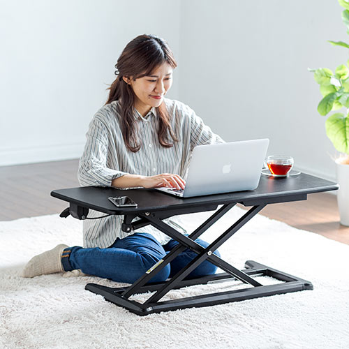 昇降デスク（高さ調整・ガス圧昇降・スタンドアップデスク