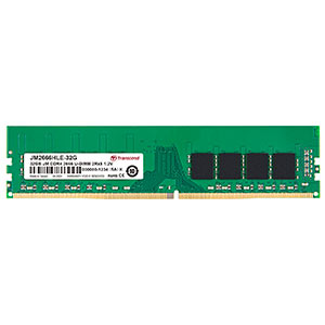 デスクトップ用メモリ 32GB Transcend DDR4-2666 PC4-21300 U-DIMM