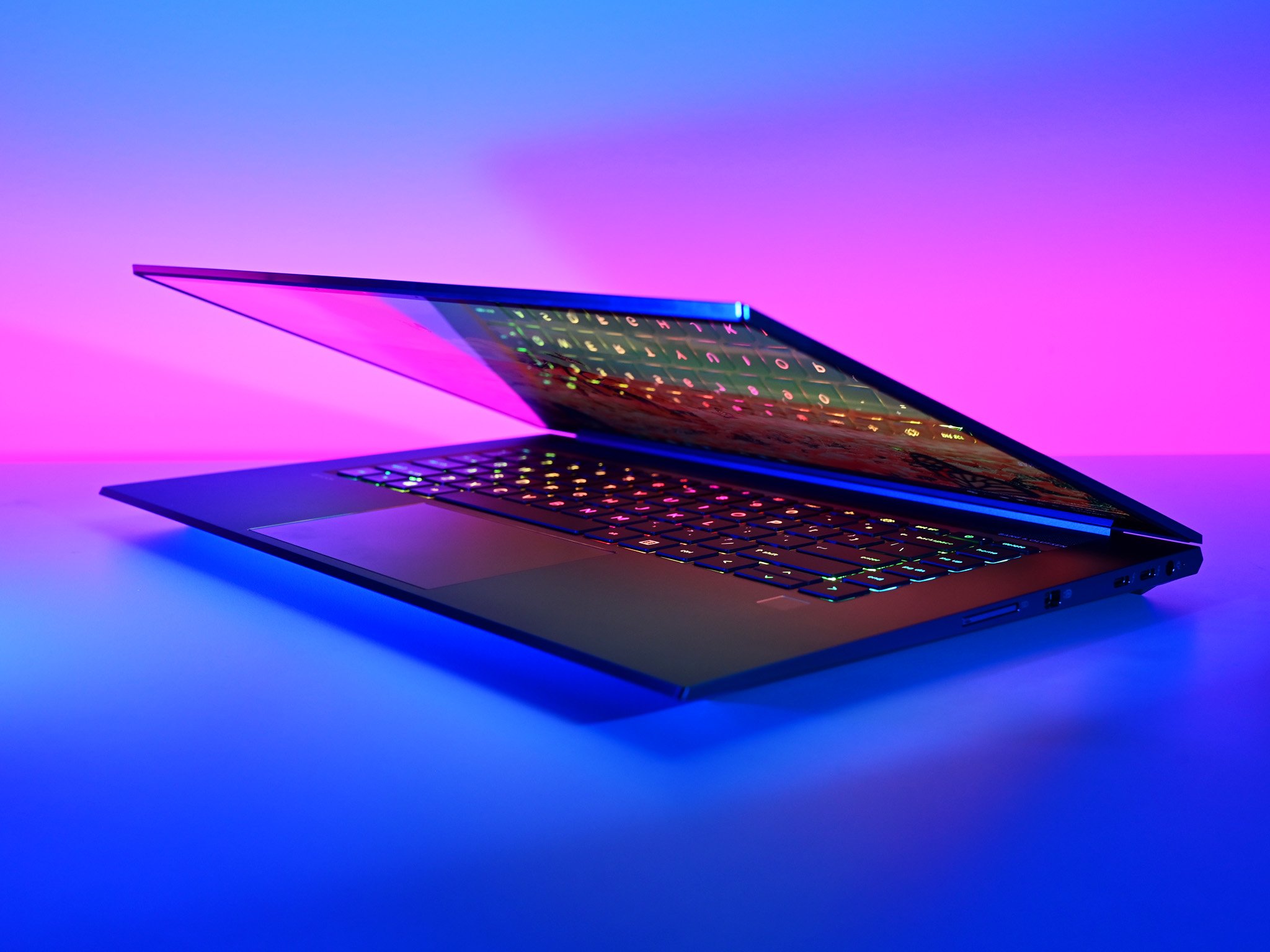 HP ZBook Studio G8 with Intel 11th Gen, RTX 3080, and RGB keyboard