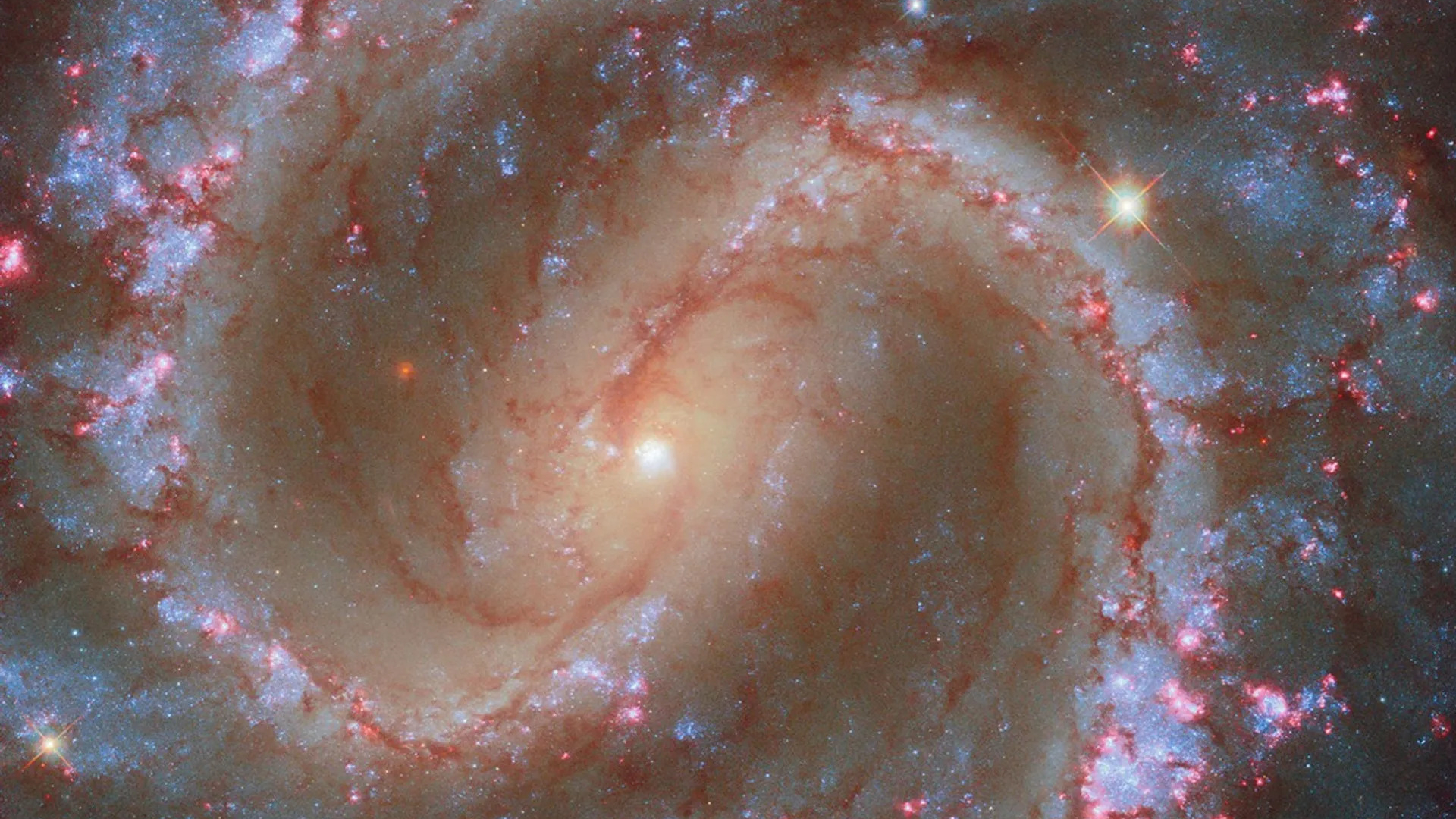 Hubble Telescope captures a galaxy's 'forbidden' light in stunning