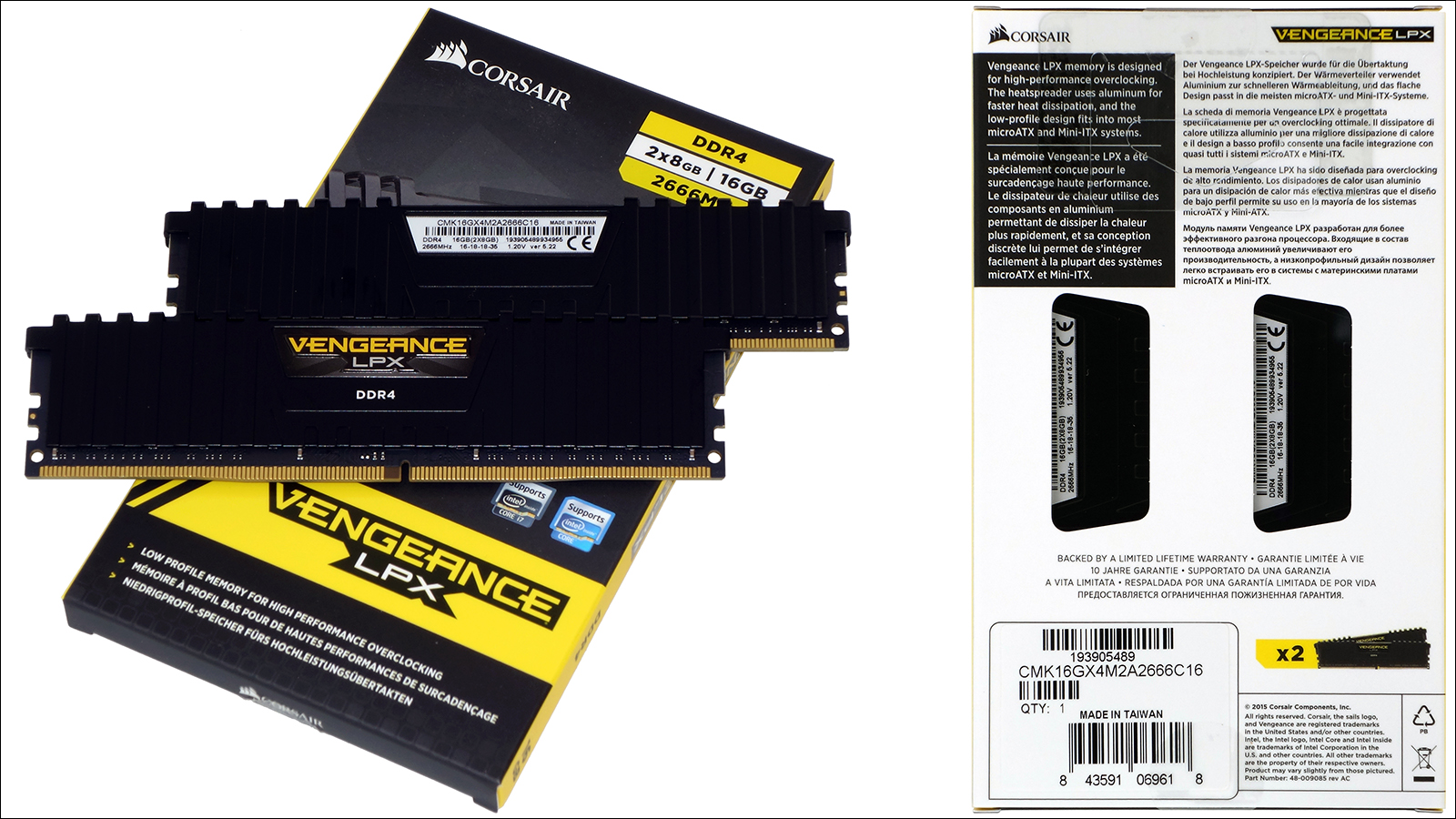 Corsair Vengeance LPX 2x8GB DDR4-2666 Kit Review: Attainable