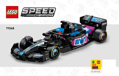 LEGO Speed Champions BWT Alpine F1 Team A524 Race Car