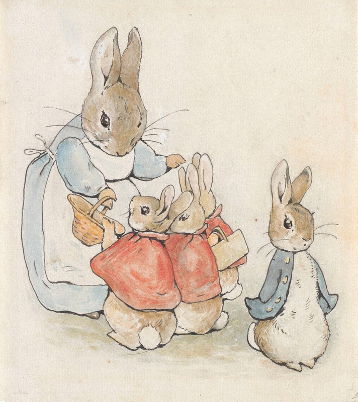 毎小ニュース：話題 「ピーターラビット」出版120年（その1） 東京で