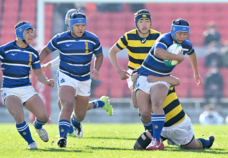 石見智翠館が2回戦へ 初出場の立命館慶祥降す 全国高校ラグビー