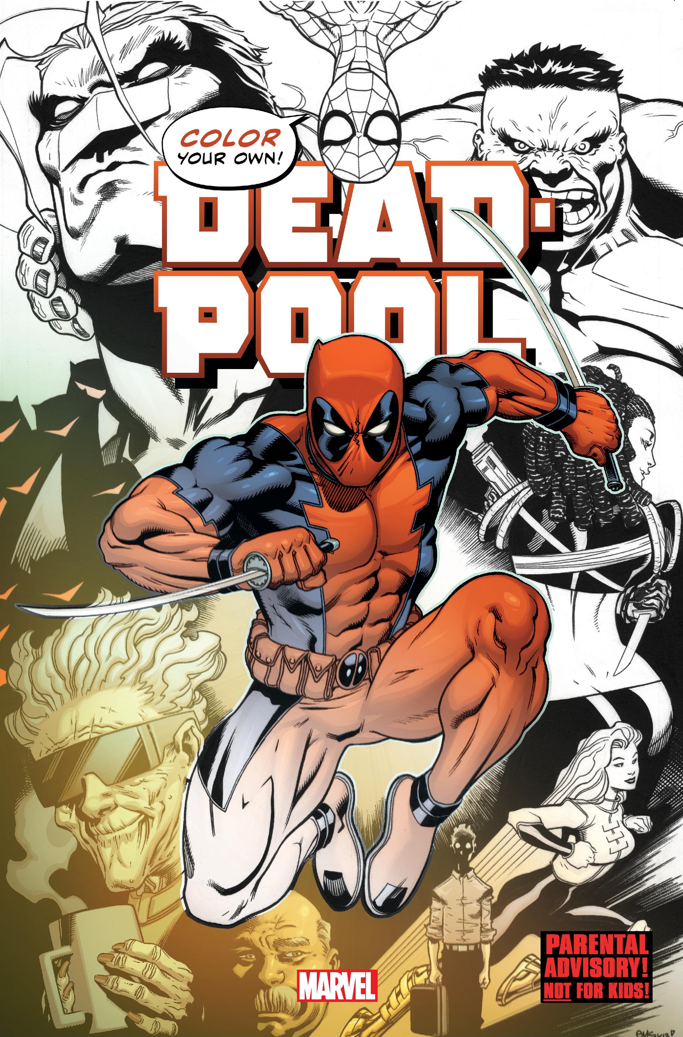 Color Your Own Deadpool (Trade Paperback) | Comic Issues | Marvel