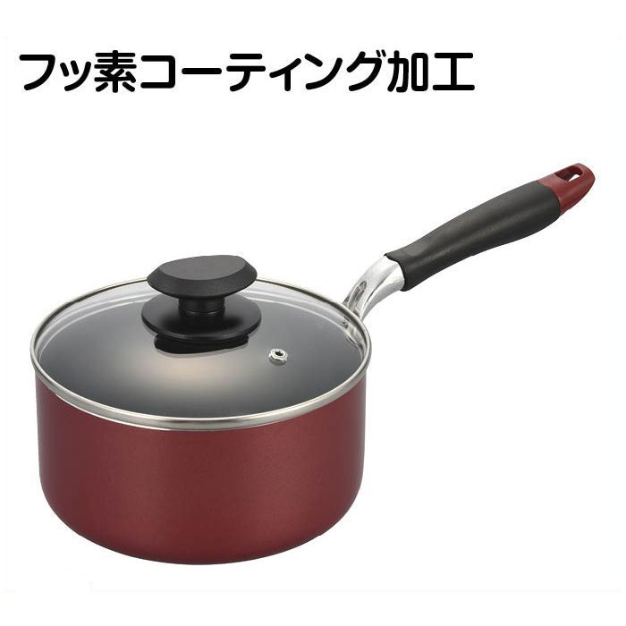 IH対応フッ素 片手鍋 18cmの通販｜IH対応鍋｜調理器具｜ホームセンター