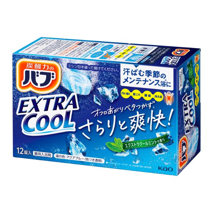 花王 バブ エクストラクール ミントの香り 12錠入 12TABの通販｜温浴
