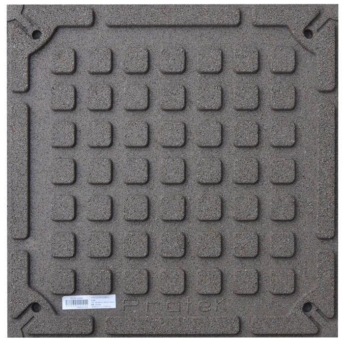プロテック セーフティージョイント ラバーマット 約500×500×26mm